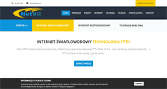 Desktop Screenshot of netvil.pl