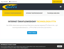 Tablet Screenshot of netvil.pl